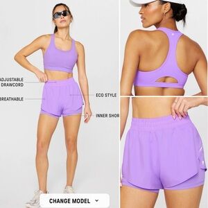 Fabletics June collection shorts & bra size Small